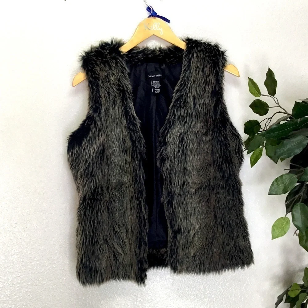 Sweater Project Faux Fur Vest